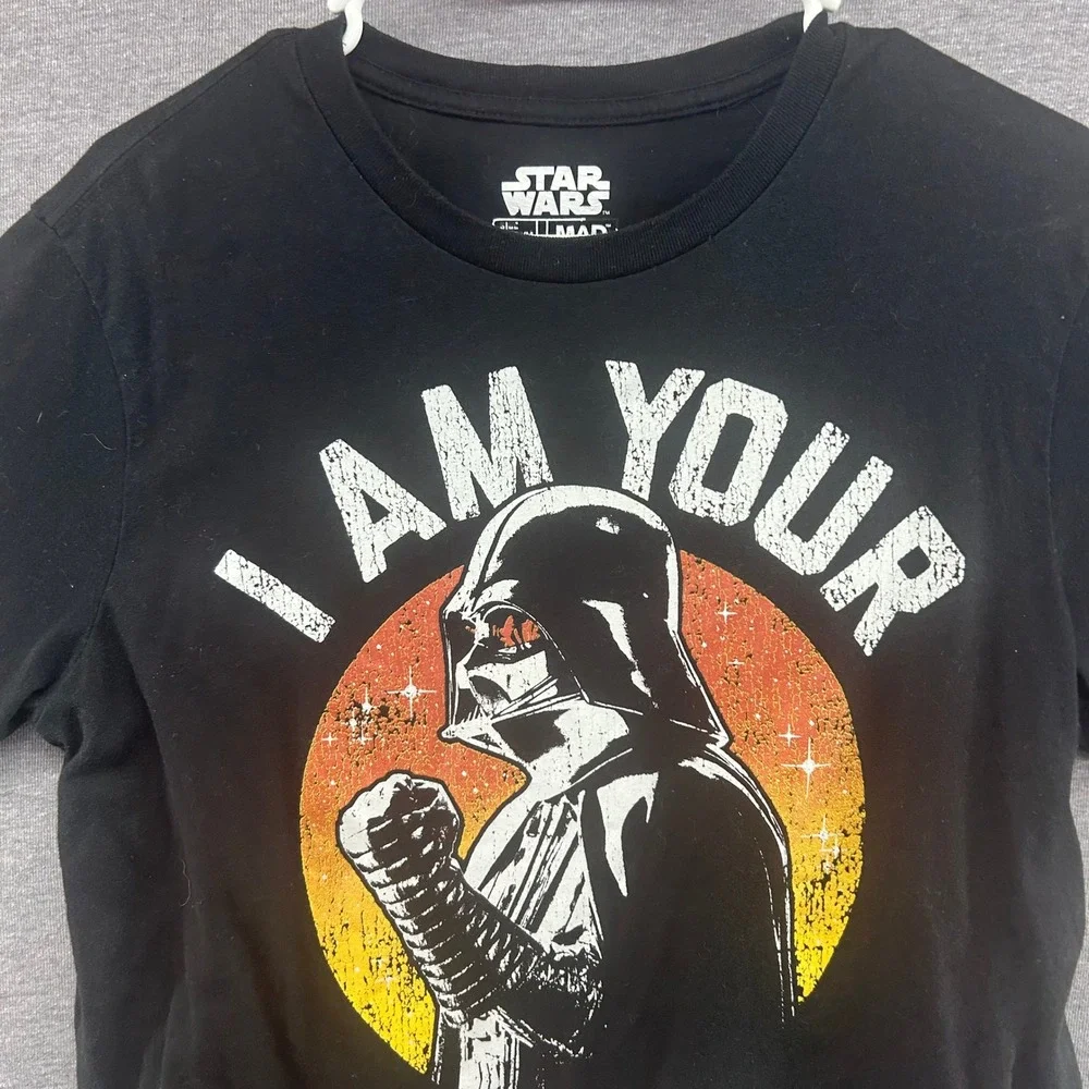 Star Wars‎ Darth Vader I Am Your Father Graphic T Shirt Medium Black Mad Engine